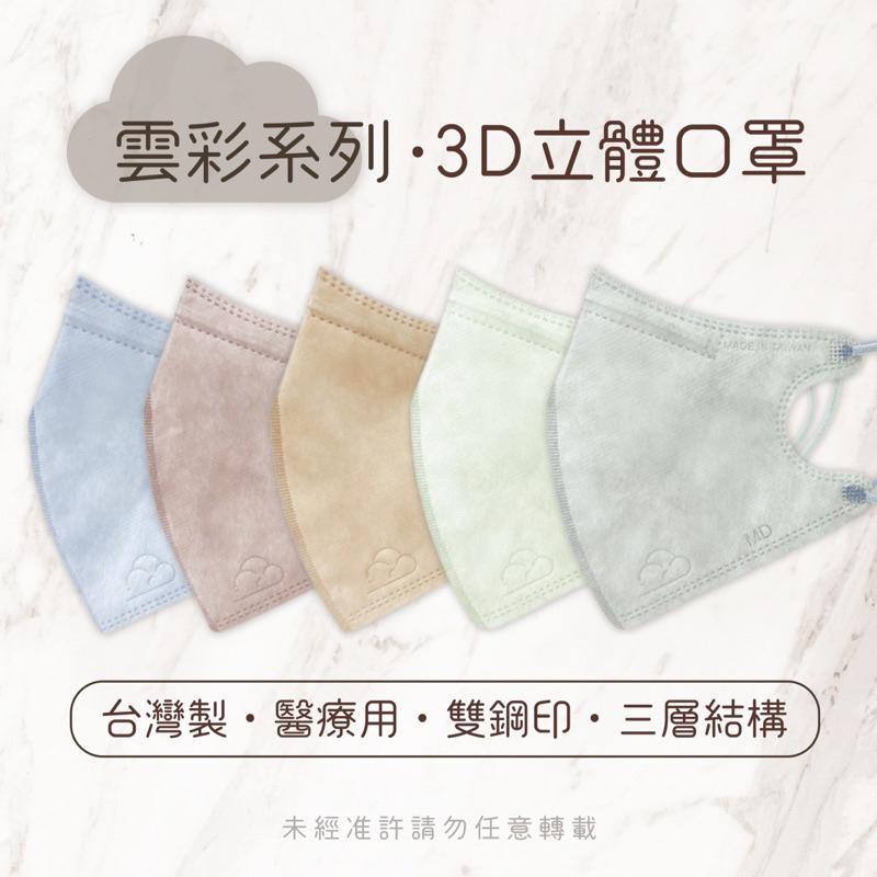 【PROLEVEL台灣優紙】台灣優紙醫療防護口罩 (未滅菌) 立體醫療口罩 3d立體醫療口罩 3D立體口罩 3d醫療口罩-細節圖2
