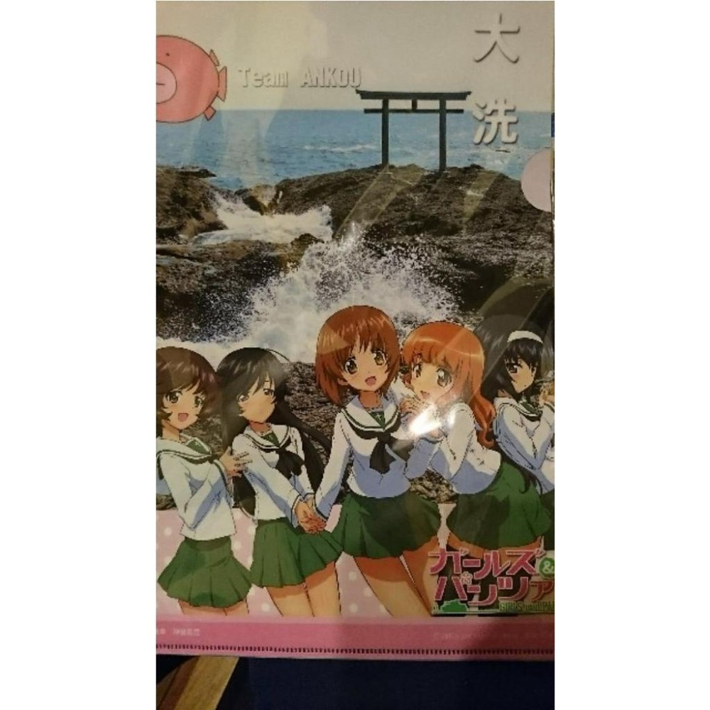 日本地域限定 ガールズ＆パンツァー 少女與戰車 大洗限定 8入資料夾套組 大洗街景版-細節圖2