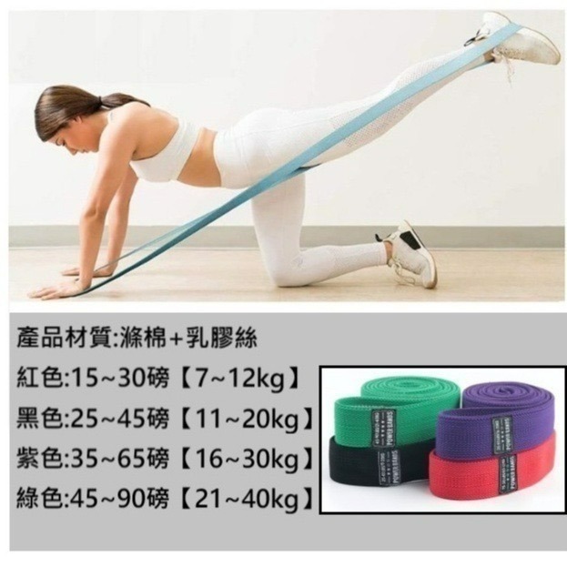 彈力繩 健身彈力繩 環狀彈力繩 多功能重訓健身彈力帶 環狀拉力繩 阻力帶-細節圖3