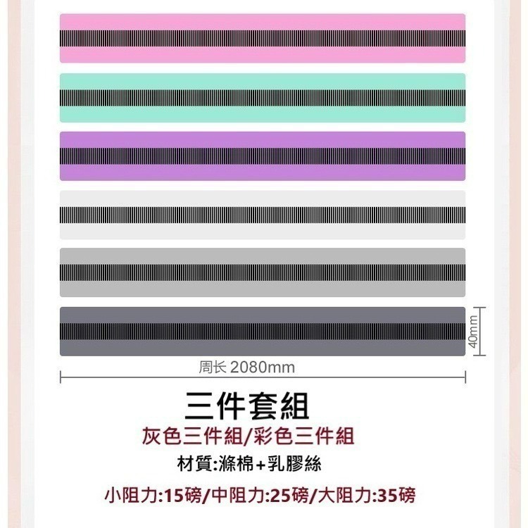 彈力繩 健身彈力繩 環狀彈力繩 多功能重訓健身彈力帶 環狀拉力繩 阻力帶-細節圖4