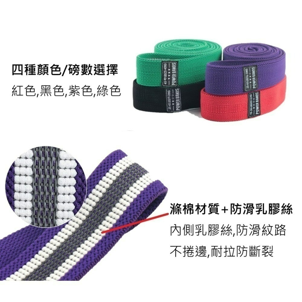 彈力繩 健身彈力繩 環狀彈力繩 多功能重訓健身彈力帶 環狀拉力繩 阻力帶-細節圖2