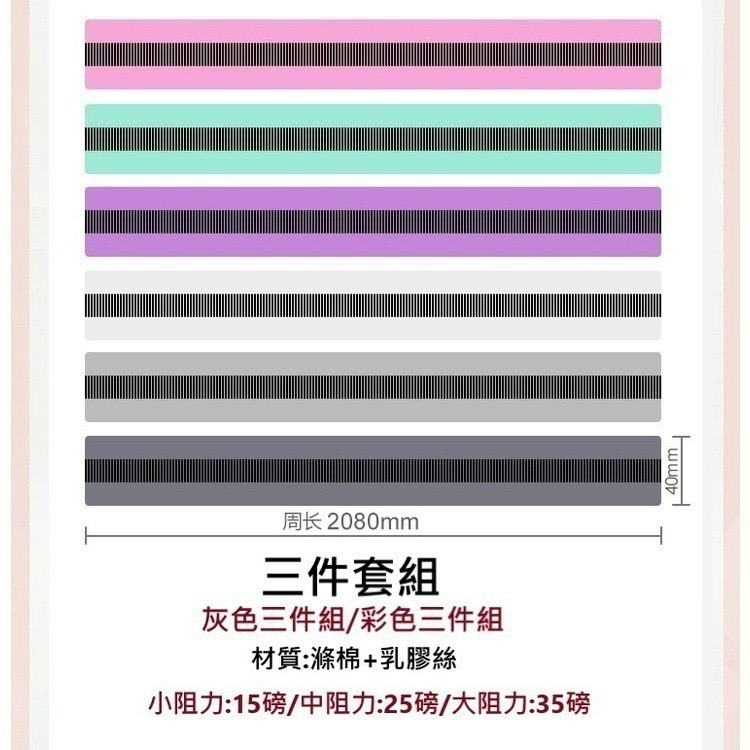 彈力繩 健身彈力繩 環狀彈力繩 多功能重訓健身彈力帶 環狀拉力繩 阻力帶-細節圖4