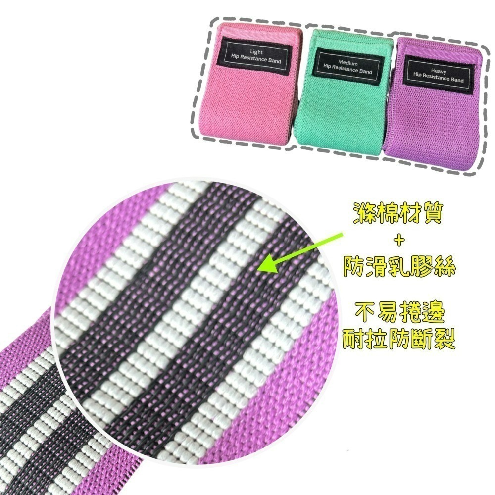 翹臀圈 彈力圈 翹臀帶 深蹲阻力圈 虐臀圈 深蹲阻力帶 防滑翹臀圈-細節圖3