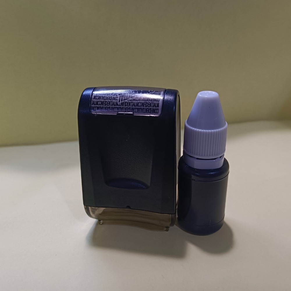 保密印章，魔術印章，寄件單保護，紙本個資保護，滾輪印章-細節圖2