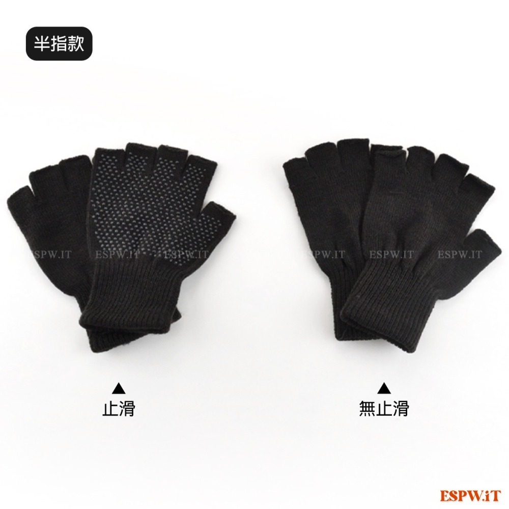 【ESPW.IT】ANS單層針織半指手套 露指手套 工作手套 學習手套 保暖手套 止滑手套 針織手套 園藝手套 0052-細節圖5