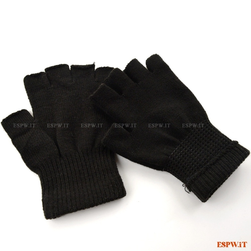 【ESPW.IT】ANS單層針織半指手套 露指手套 工作手套 學習手套 保暖手套 止滑手套 針織手套 園藝手套 0052-細節圖2
