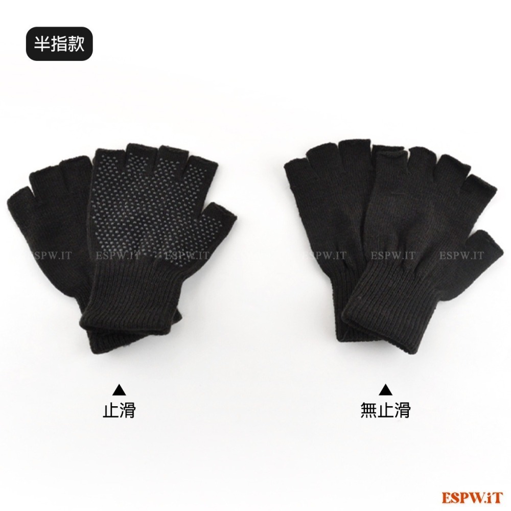【ESPW.IT】ANS單層針織半指手套 露指手套 工作手套 學習手套 保暖手套 止滑手套 針織手套 園藝手套 0052-細節圖5