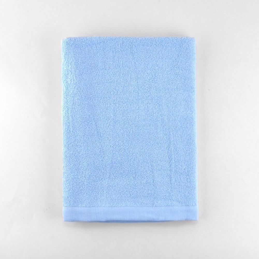 6兩素色浴巾 輕薄浴巾 約67X133cm 吸水快乾 100%純棉 寶寶包巾 純棉浴巾 7291【TIGRA.77】-規格圖5