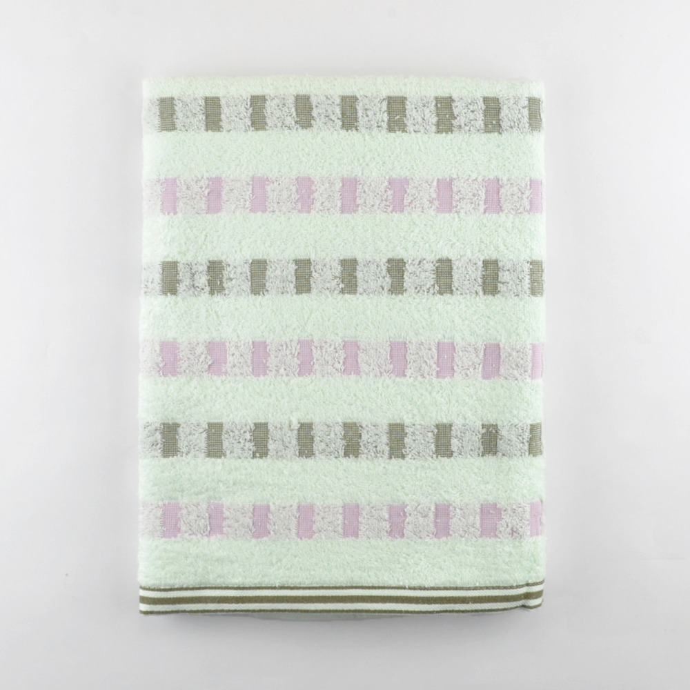 【ESPW.IT】KONES 橫條格子浴巾 100%純棉 約70X140CM 吸水 柔軟 珂妮絲 台灣浴巾 401 喜帥-規格圖6