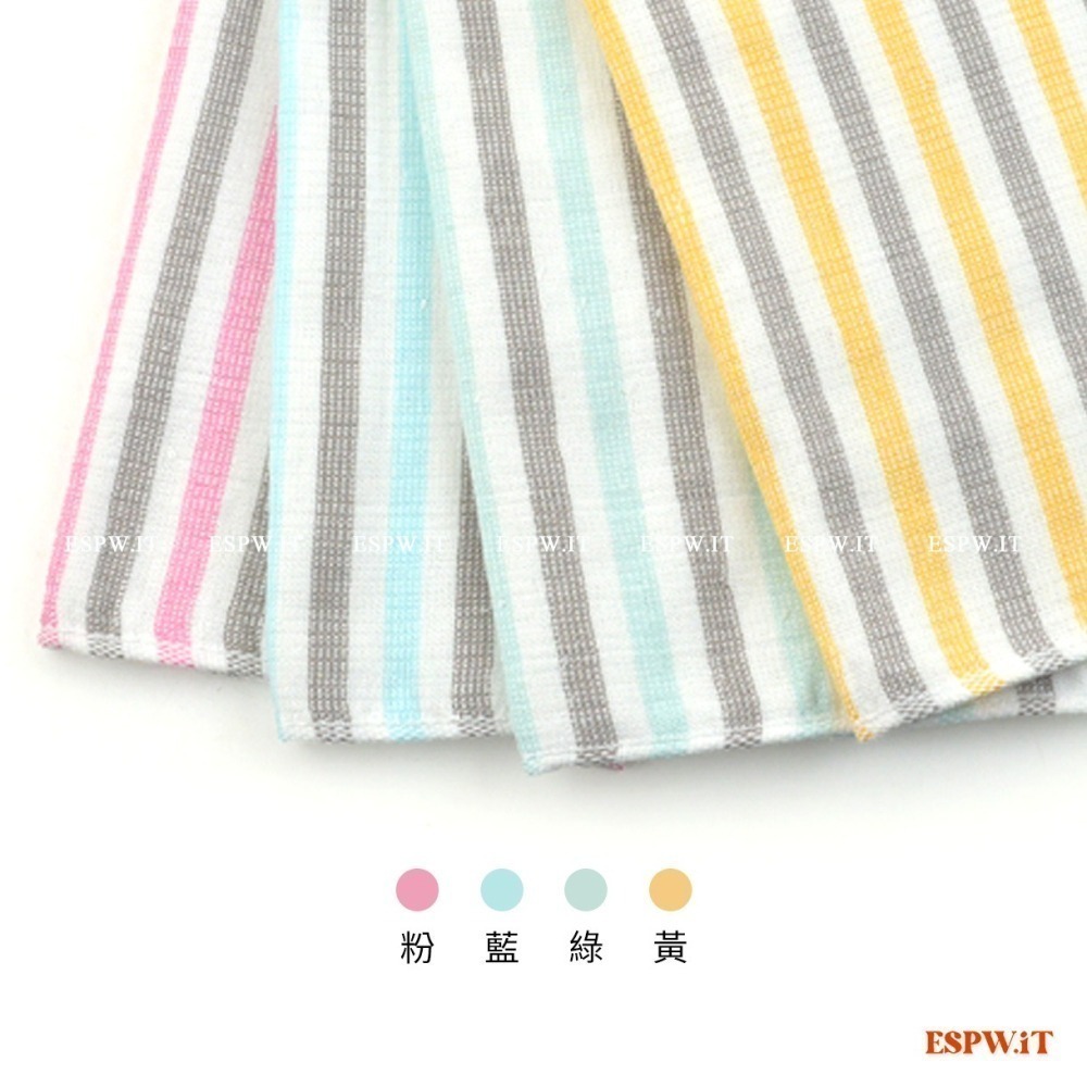 【ESPW.IT】單層紗布純棉方巾 約27X27CM 一面紗布 一面毛巾 手帕 珂妮絲 台灣製 KONES-362 喜帥-細節圖5