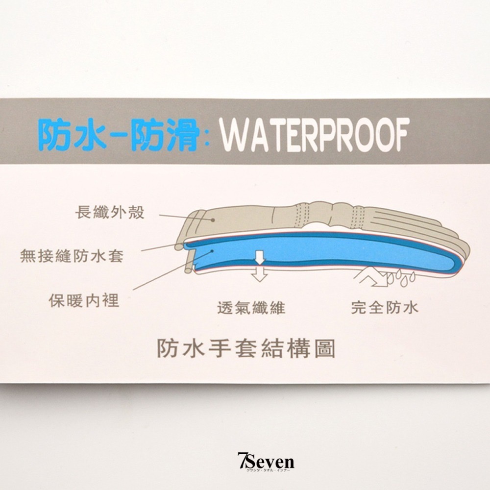 女防水機車手套 防水 防滑 止滑 機車手套 防寒手套 女用手套 外送員手套 手套 防滑手套【77socks】 1201-細節圖6