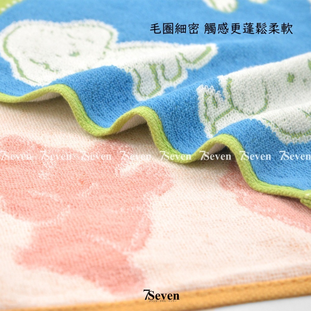 吊掛式汪汪長絨棉方巾 約25X25cm 親膚 柔軟 吸水 手帕 小手巾 擦手巾 純棉毛巾【77socks】104 福維-細節圖4
