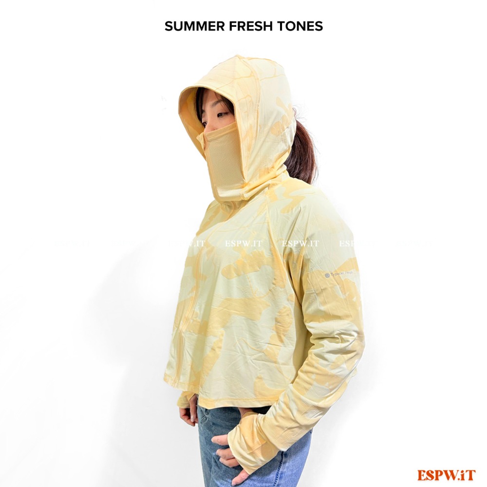 【ESPW.IT】冰感防曬斗篷外套 涼感冰絲 全臉防曬衣 輕薄防曬外套 機車防曬外套 CC-24G01-規格圖7
