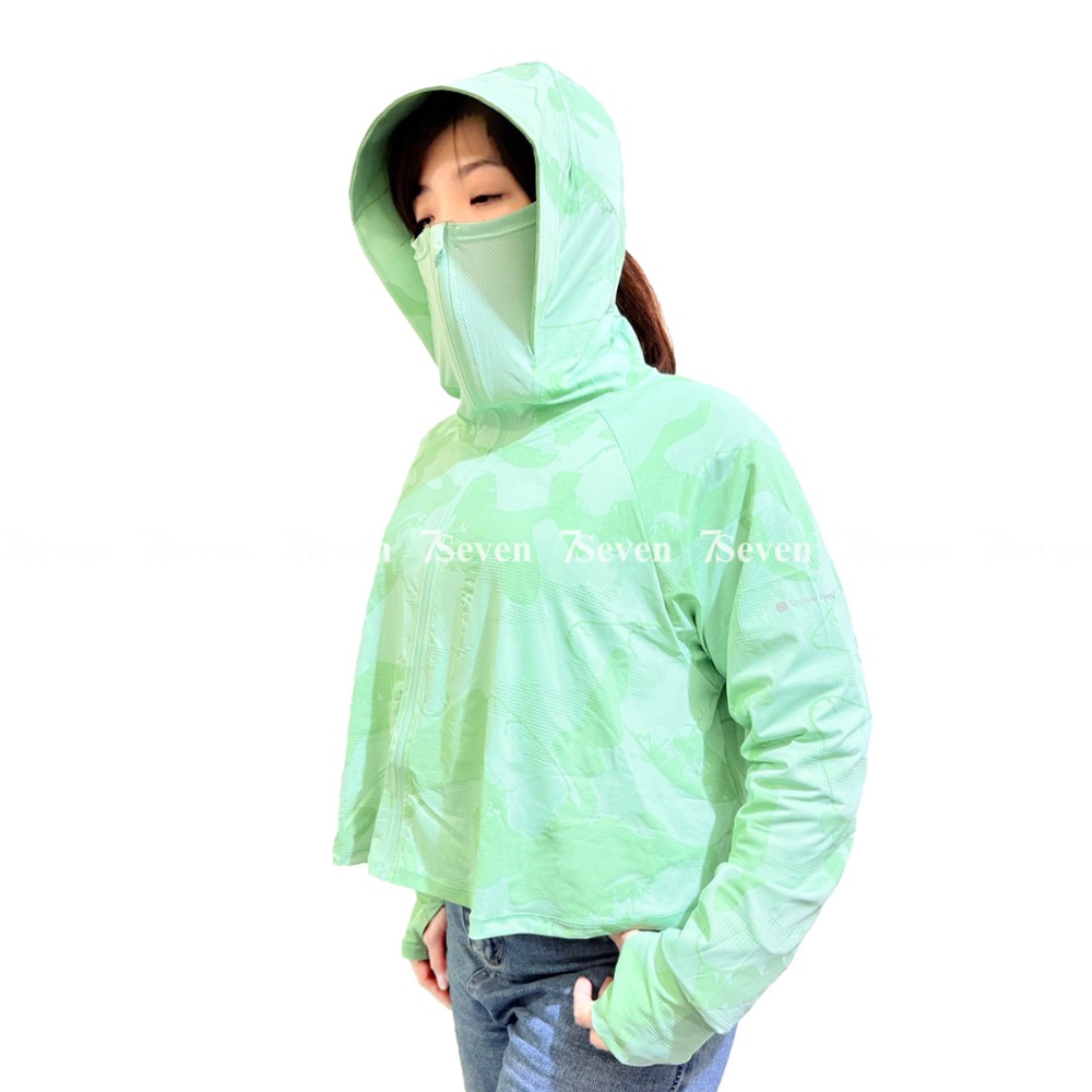 冰感防曬斗篷外套 涼感冰絲 全臉防曬衣 輕薄防曬外套 機車防曬外套【77socks】CC-24G01-規格圖6