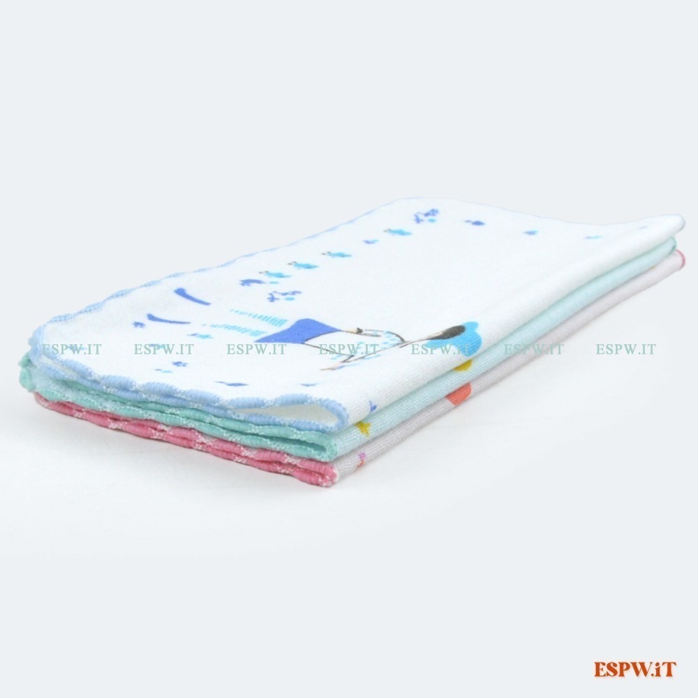 【ESPW.IT】雙鶴牌 法國女孩純棉紗布手帕 小方巾 25X25cm 嬰兒口水巾 小手巾 紗布方巾 台灣製 1051-細節圖2