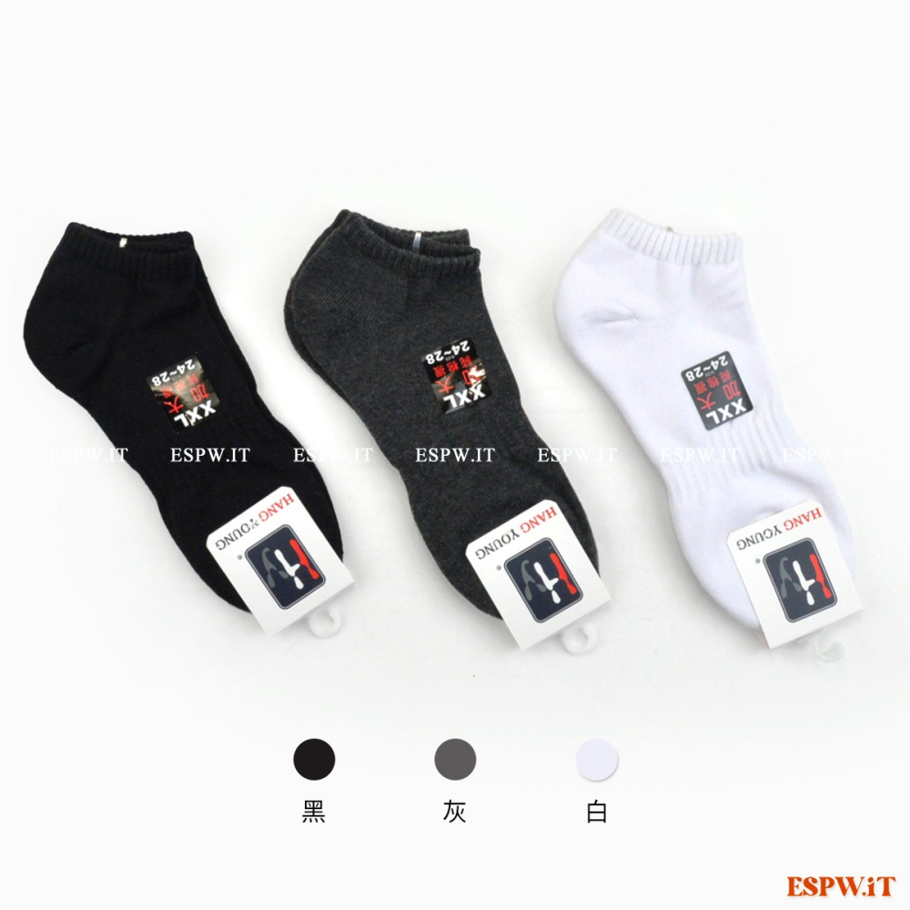 【ESPW.IT】XXL加厚氣墊船襪 吸汗短襪 踝襪 男襪 台灣製 棉襪 HANG YOUNG 奈米吉特 HY-1005-細節圖4
