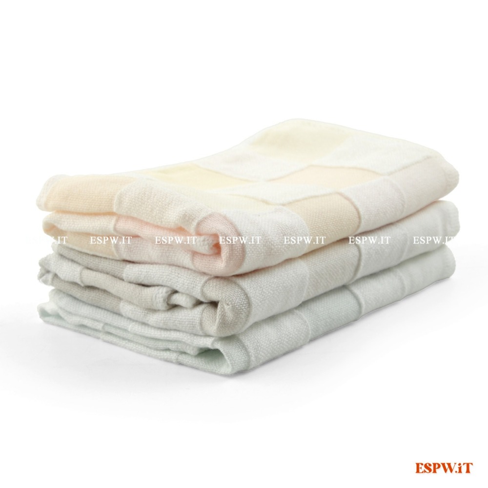 【ESPW.IT】Gemini彩色方格紗布童巾 約28X48CM 無捻紗紗布 洗澡巾 餵奶巾 口水巾 SD456K 双星-細節圖3