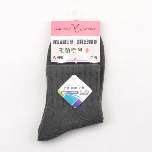 【ESPW.IT】羅倫佐 抗菌防臭精梳棉短襪 1/2襪 學生襪 144針 休閒襪 短襪 女襪 台灣製 5001、5002-規格圖5