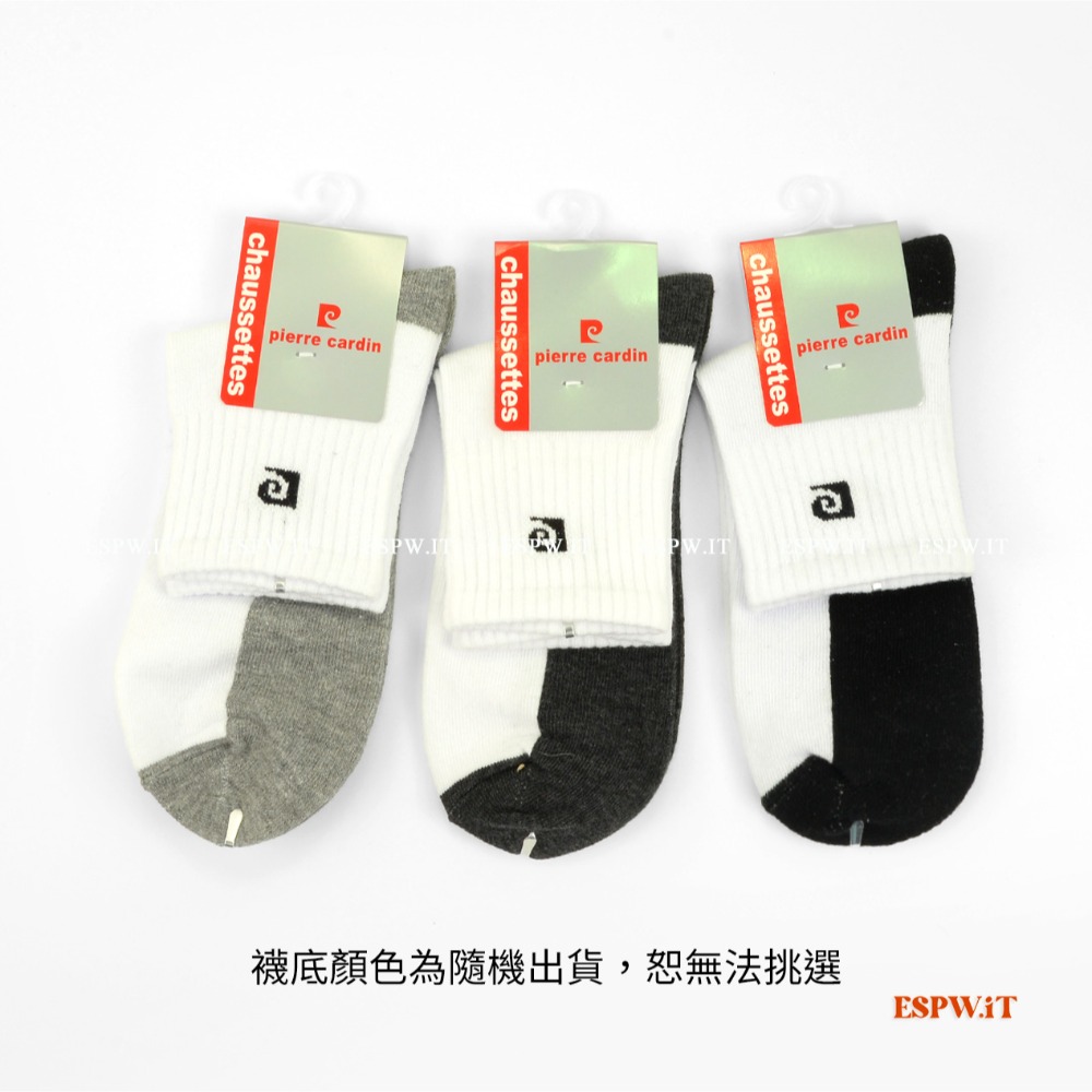 【ESPW.IT】暢銷款1/2休閒男短襪 一般厚度 24-28CM 學生襪 休閒襪 男襪 台灣襪 PC-204 皮爾卡登-規格圖4