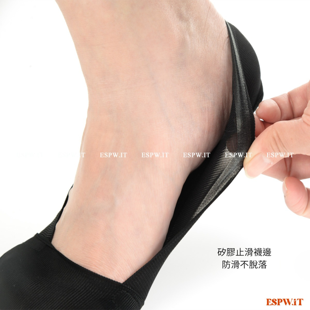 【ESPW.IT】冰絲淺口隱形襪套 韓式超薄透氣 防滑不掉跟 涼感透氣超薄 高跟鞋襪套 女襪 CH-M3019-細節圖3
