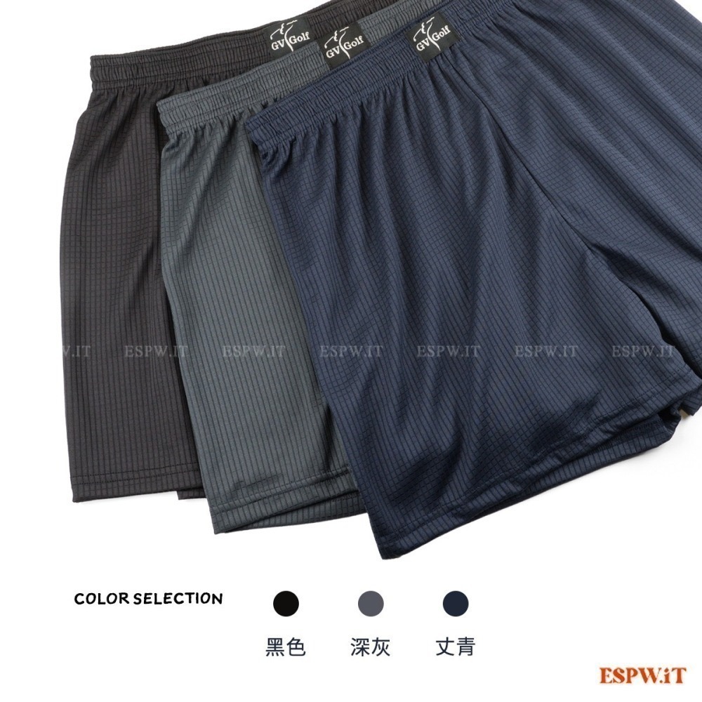GV Golf吸濕排汗平口褲 M~5XL 格子四角褲 居家褲 睡褲 寬鬆四角褲 男內褲 292 CP【TIGRA.77】-細節圖5