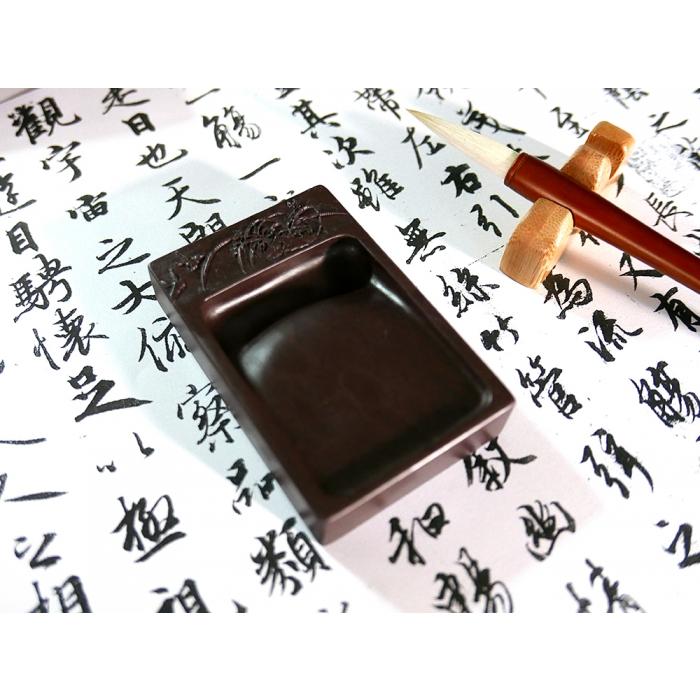 枕頭山 長硯 硯台 原石 毛筆 書法 水墨畫 國畫 抄經 寫經 開學禮物 畢業禮物 升遷 生日-細節圖2