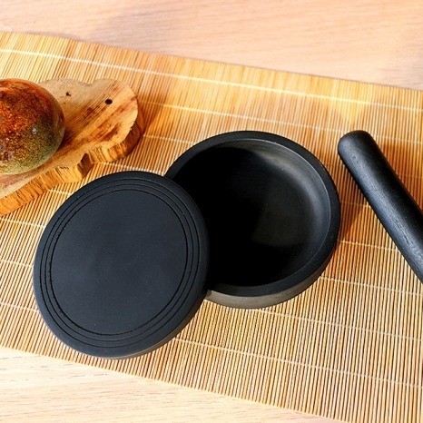 枕頭山  磨墨禮盒 圓硯台 墨杵 墨條 磨墨 升遷禮物 晉升禮物 開學禮物 畢業禮物-細節圖3