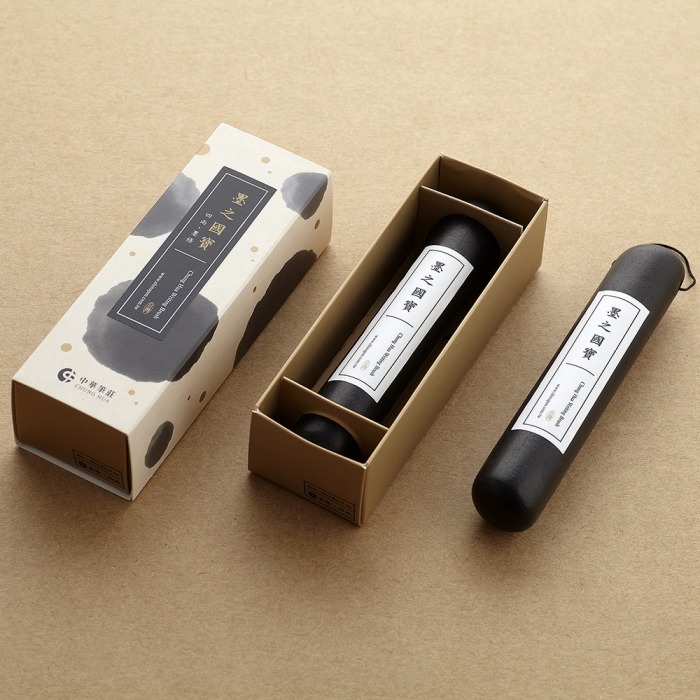 枕頭山  磨墨禮盒 圓硯台 墨杵 墨條 磨墨 升遷禮物 晉升禮物 開學禮物 畢業禮物-細節圖6