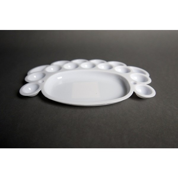 枕頭山 O-012-5 調色盤 水彩 油畫 顏料 水彩盤 顏料盤 美術課 開學用品 8F-細節圖2