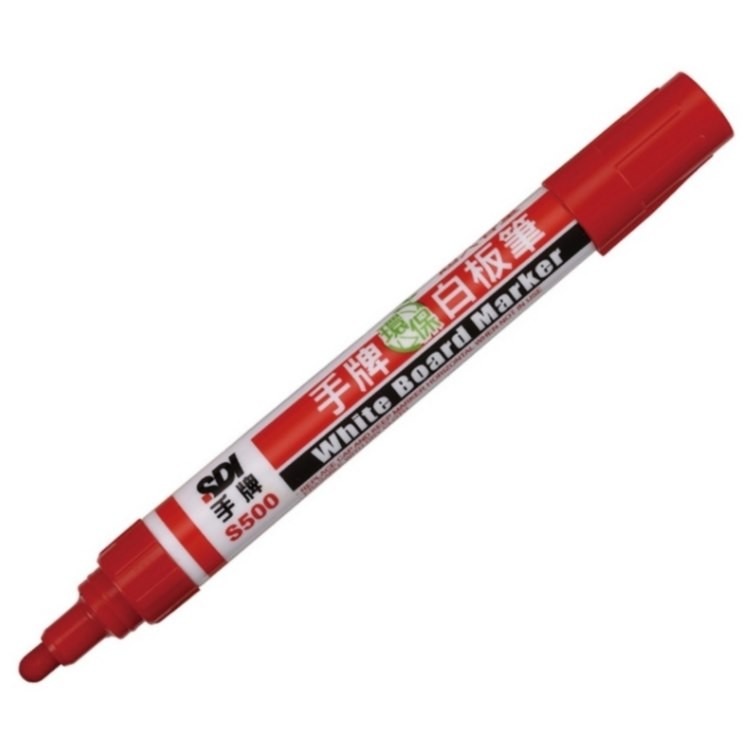 枕頭山 SDI 手牌 S500 圓頭 環保 白板筆-細節圖2