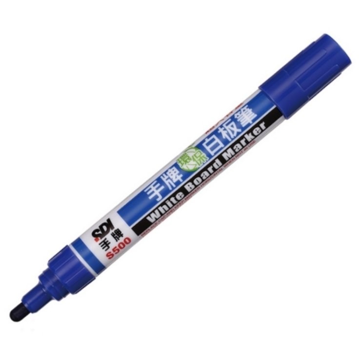 枕頭山 SDI 手牌 S500 圓頭 環保 白板筆-細節圖3