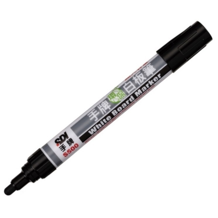 枕頭山 SDI 手牌 S500 圓頭 環保 白板筆-細節圖4