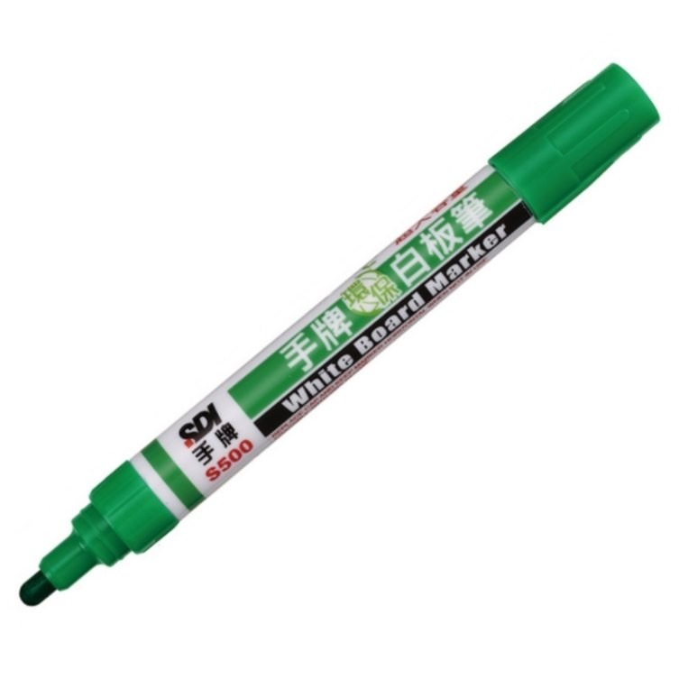 枕頭山 SDI 手牌 S500 圓頭 環保 白板筆-細節圖5