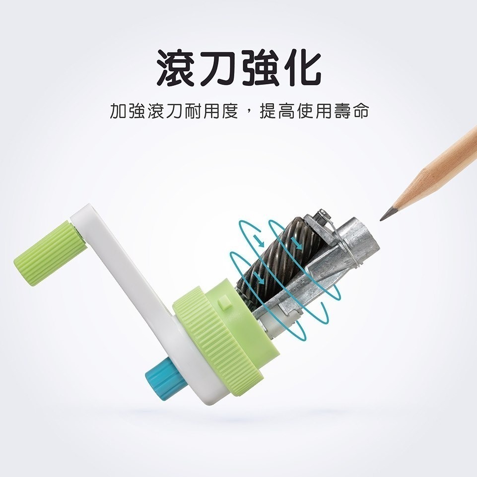 枕頭山 SDI 手牌 0166P 大小通吃 手動 手搖 削鉛筆機 削筆機 削筆器 6F-細節圖6