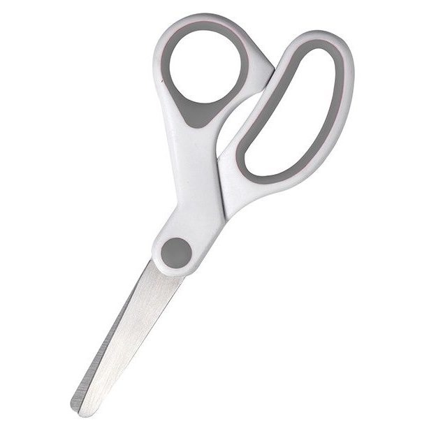 枕頭山 SDI 手牌 0848C 5-1/4吋 雙色 圓頭 安全 防滑 學生 剪刀 17F-細節圖2