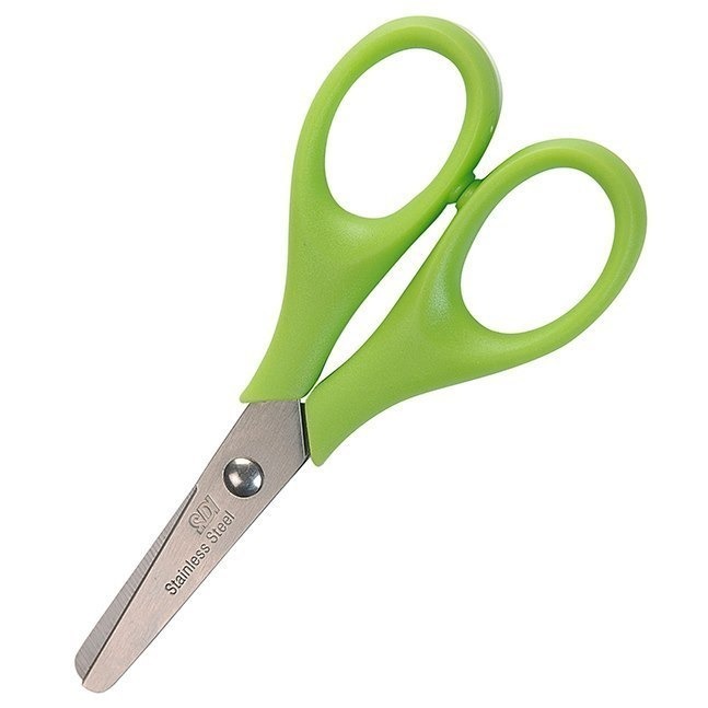 枕頭山 SDI 手牌 0855D 4-3/4吋 兒童 圓頭 安全 左右手 舒適 剪刀 17F-細節圖2