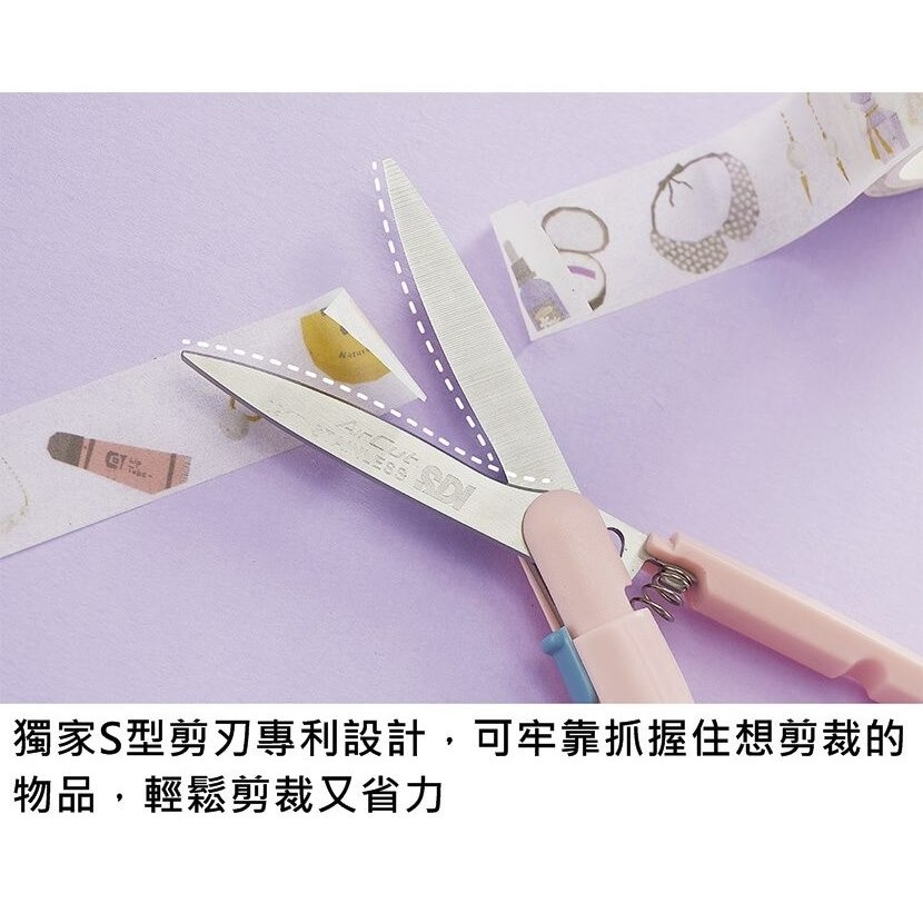 枕頭山 SDI 手牌 0917C 附蓋 磁吸式 省力 筆型 剪刀 筆型剪 17F-細節圖4