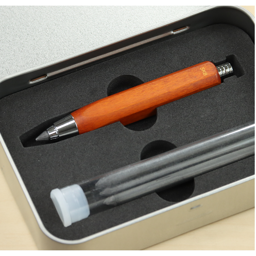 枕頭山 SKB TM-504 四角木頭繪圖筆組 工程筆 彩繪筆 畢業禮物 開學禮物 升遷 祝福-細節圖3