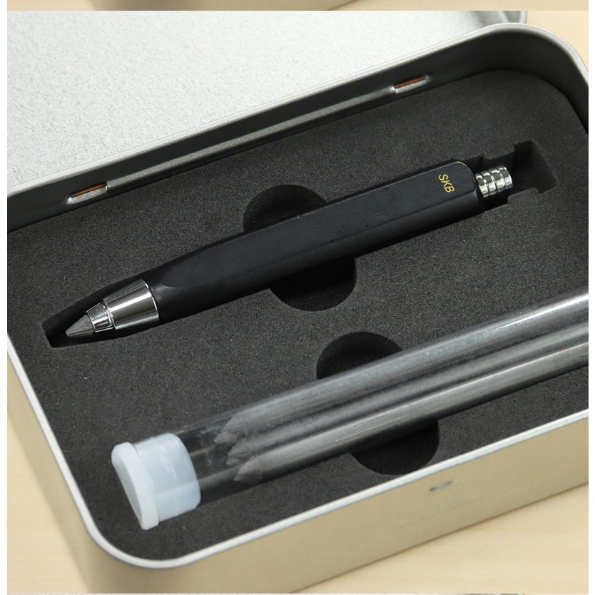 枕頭山 SKB TM-504 四角木頭繪圖筆組 工程筆 彩繪筆 畢業禮物 開學禮物 升遷 祝福-細節圖4