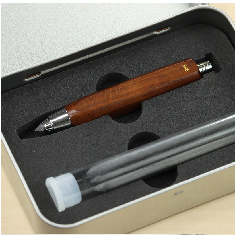 枕頭山 SKB TM-504 四角木頭繪圖筆組 工程筆 彩繪筆 畢業禮物 開學禮物 升遷 祝福-細節圖5