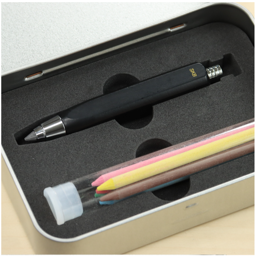 枕頭山 SKB TM-504 四角木頭繪圖筆組 工程筆 彩繪筆 畢業禮物 開學禮物 升遷 祝福-細節圖6