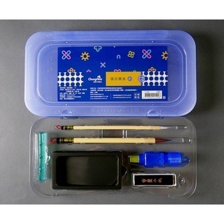 枕頭山 國品 寶盒 毛筆 墨條 硯台 文鎮 紙鎮 筆架 筆擱 墊布 書法 文房四寶 開學用品 學生禮物 16F-細節圖3