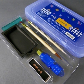 枕頭山 國品 寶盒 毛筆 墨條 硯台 文鎮 紙鎮 筆架 筆擱 墊布 書法 文房四寶 開學用品 學生禮物 16F-細節圖4