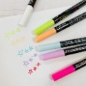 枕頭山 PENROTE 筆樂 PE4701 細 防水 壓克力 顏料筆 6色組 彩繪筆 記號筆 12F-規格圖9