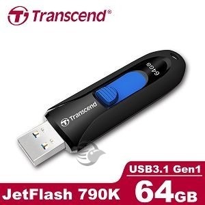 枕頭山 Transcend 創見 推式 USB3.1 隨身碟 資料讀寫 儲存-細節圖2