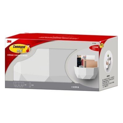 枕頭山 3M 無痕LIFESTYLE收納系列 置物盒 置物架 收納架 整理架 居家佈置 裝飾品 房間佈置-細節圖2