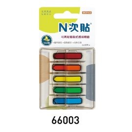 枕頭山 鶴屋 N次貼 可再貼 螢光 透明 指示 標籤 標籤貼 便利貼 便條紙 便簽 螢光透明標籤 留言 標示 重點 記事-細節圖3