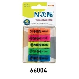 枕頭山 鶴屋 N次貼 可再貼 螢光 透明 指示 標籤 標籤貼 便利貼 便條紙 便簽 螢光透明標籤 留言 標示 重點 記事-細節圖4