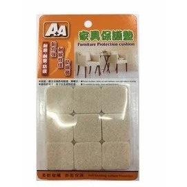 枕頭山 A+A 雙層氈毛家具保護墊 椅腳 桌腳 地板保護 木地板保護 地板 木地板 保護墊-細節圖2