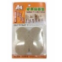 枕頭山 A+A 雙層氈毛家具保護墊 椅腳 桌腳 地板保護 木地板保護 地板 木地板 保護墊-規格圖4